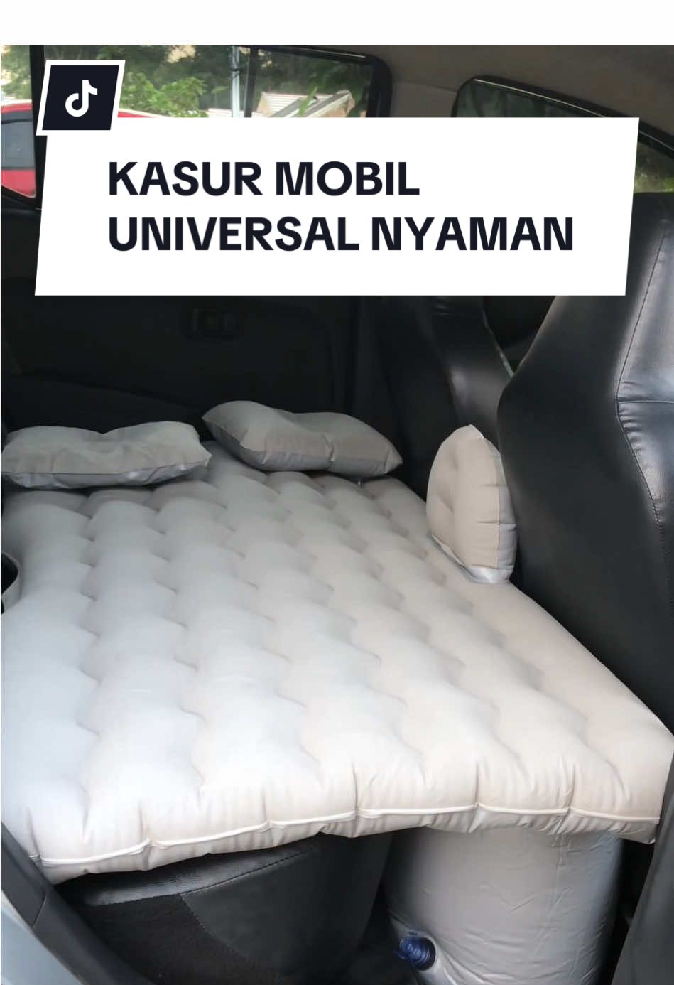 Semenjak punya kasur mobil ini perjalanan jadi lebih nyaman, selonjoran dan tiduran jadi lebih menyenangkan #kasurmobil #promogajian #traveling #touring #staycation 