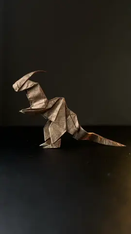 Origami parasaurolophus #origami 