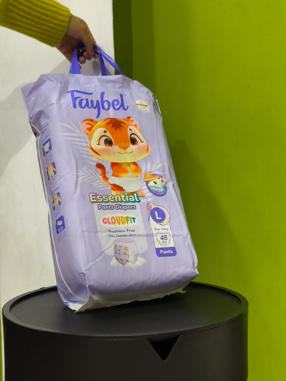 Dah kali ke berapa repeat @faybelbabydiaper ni, sangat selesa dan sesuai untuk anak! #faybeldiapers 