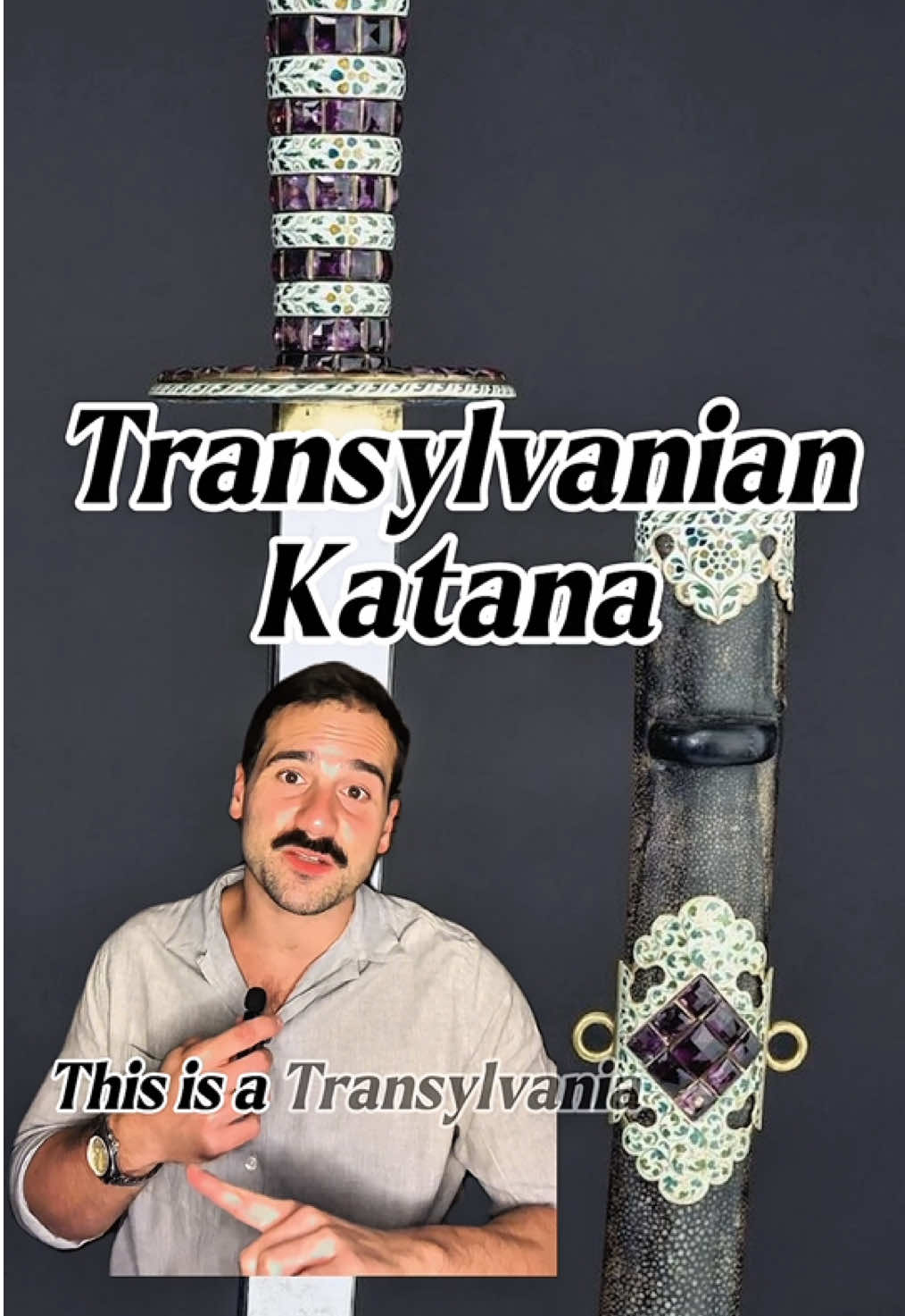 Why was a Japanese Katana remade in Transylvania by a goldsmith in the 17th century? #japan #katana #sword #History #vampire 