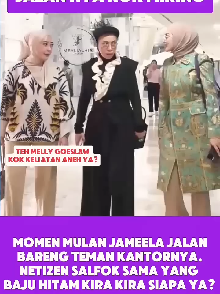 #MulanJameela Jalan Bareng Teman Kantor,Tapi Sosok Berbaju Hitam  Bikin Gagal Fokus! #mellygoeslaw #artist #fyp #pejabat
