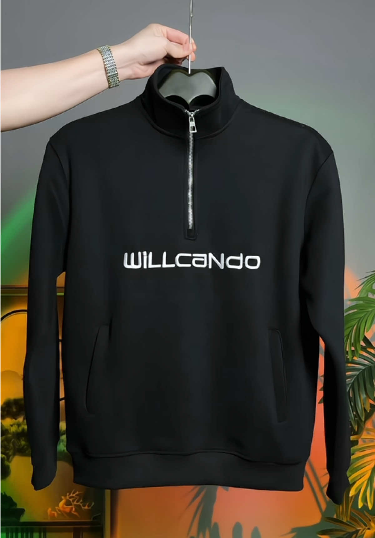 Áo Sweater nam nữ chất liẹu NỈ COTTON dày dặn, mềm mịn co giãn thêu chữ #aosweater #aothudong #thoitrang #viralvideo #xuhuong 