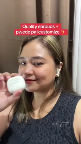 Love the qualityyyy! Perfect din to panggift kasi pede icustomize 🥰 #earbudswireless #earbuds 