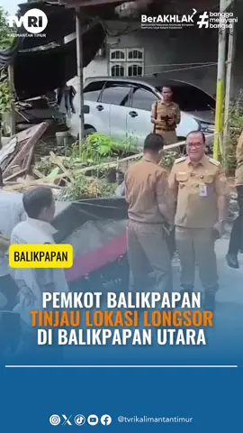 PEMKOT BALIKPAPAN TINJAU LOKASI LONGSOR DI BALIKPAPAN UTARA Wakil Wali Kota Balikpapan meninjau langsung lokasi longsor di Muara Rapak. 🏗️ Pemerintah terus berupaya melakukan mitigasi dan relokasi warga di daerah rawan bencana, termasuk menyediakan hunian rusun di kawasan Sumber. Langkah nyata untuk memastikan keselamatan dan kenyamanan warga Balikpapan. 💪 #balikpapan #tanggapbencana #beritabalikpapan #tvrikaltim #keselamatan 