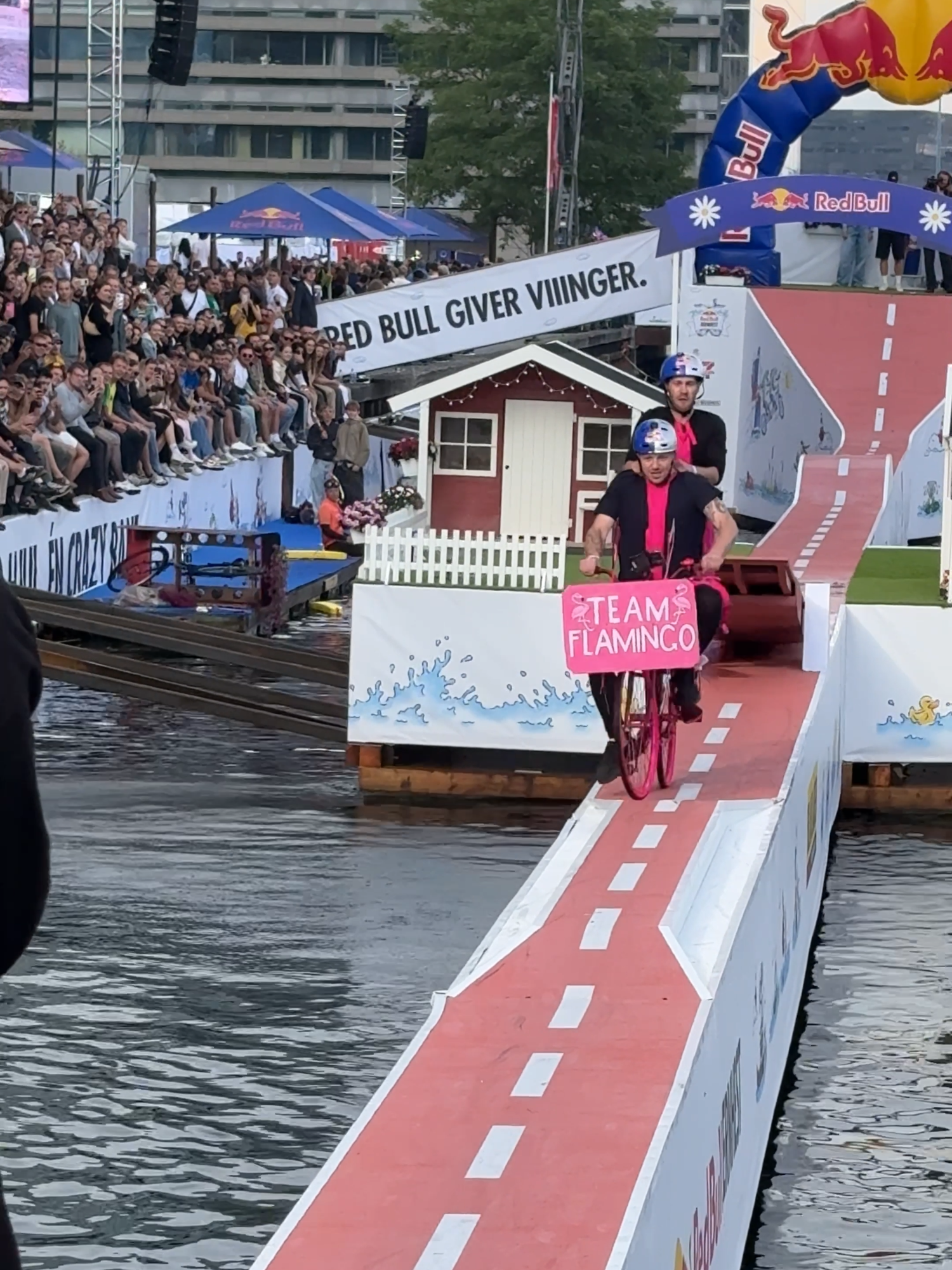 pink, proud, and perfectly unbalanced 💖 #redbull#givesyouwiiings#energydrink#redbullstalenros#redbullsattelfest