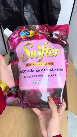 Nước giặt xả 6in1 Swifter mỗi túi 3kg #emkieutaphoa #nuocgiatxa #nuocgiatswifter #swifter #nuocgiat6in1