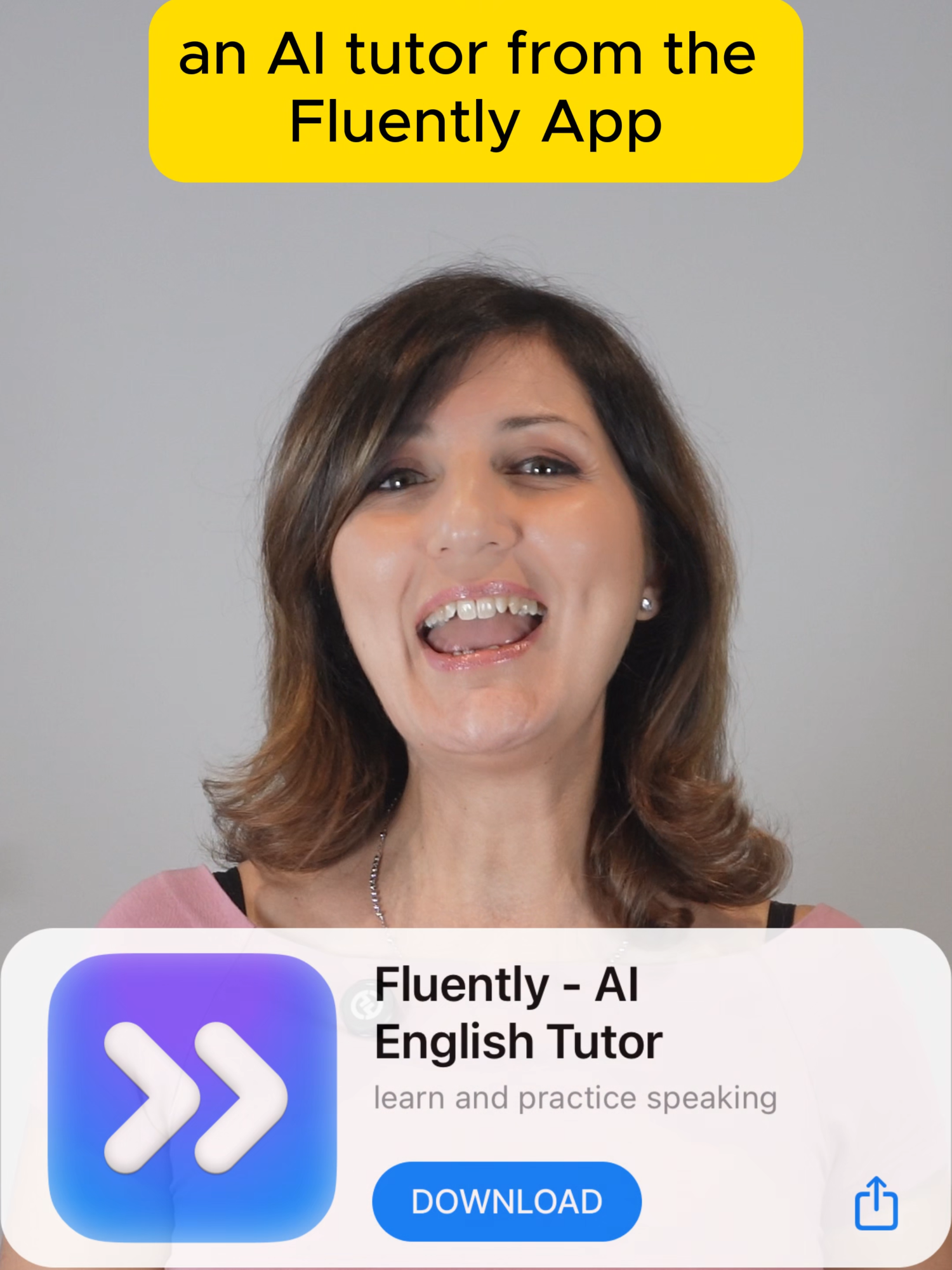 Your 24/7 English Speaking Partner is Here! 🤖 In this video, I show you how you can practice having natural conversations anytime, anywhere with Stacy, your AI tutor from the Fluently app. No appointments, no pressure—just open the app and talk! Perfect for building your confidence. 😊 Ready to try it? 👇 Download Fluently now! https://apps.apple.com/us/app/fluently-ai-english-tutor/id6683289805 #LearnEnglish #EnglishSpeaking #FluentlyApp #AITutor #EnglishPractice #SpeakEnglish