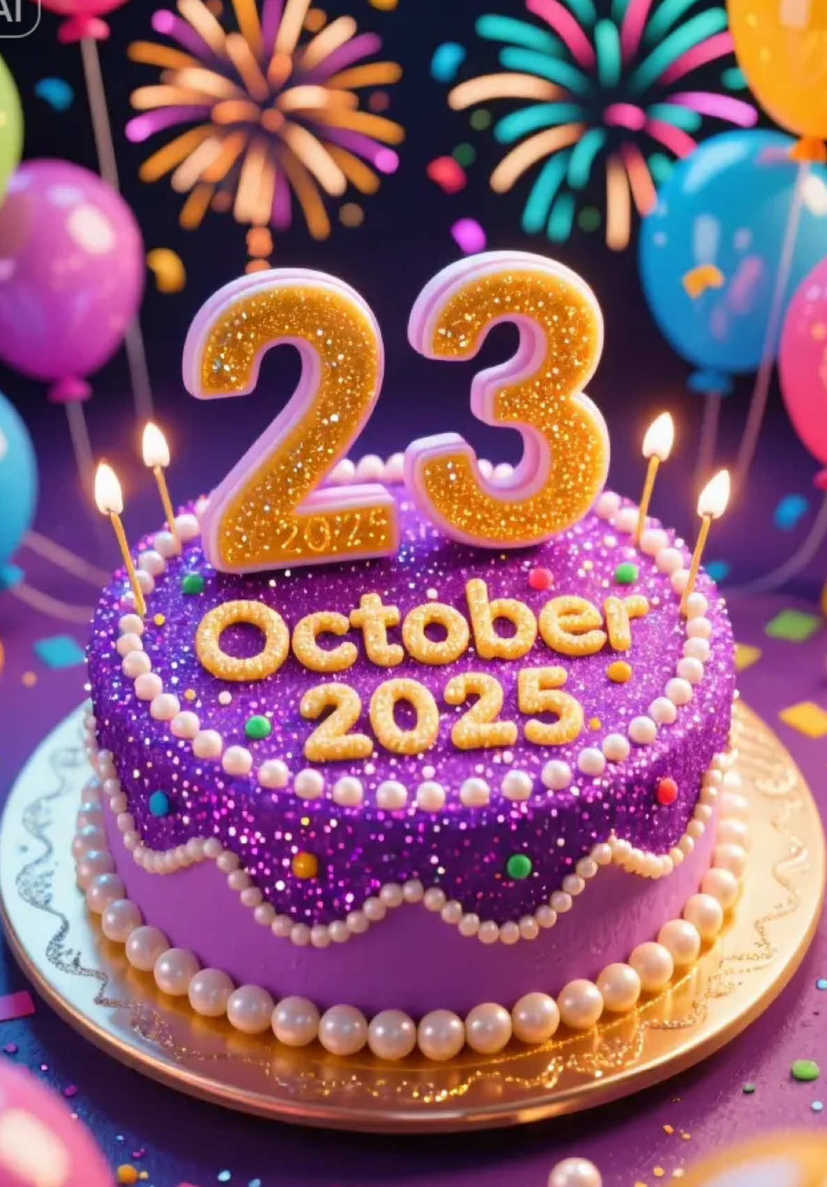 Birthday Template 23 October 2025 #birthday #happybirthday #happybirthdaytoyou #ulangtahun 