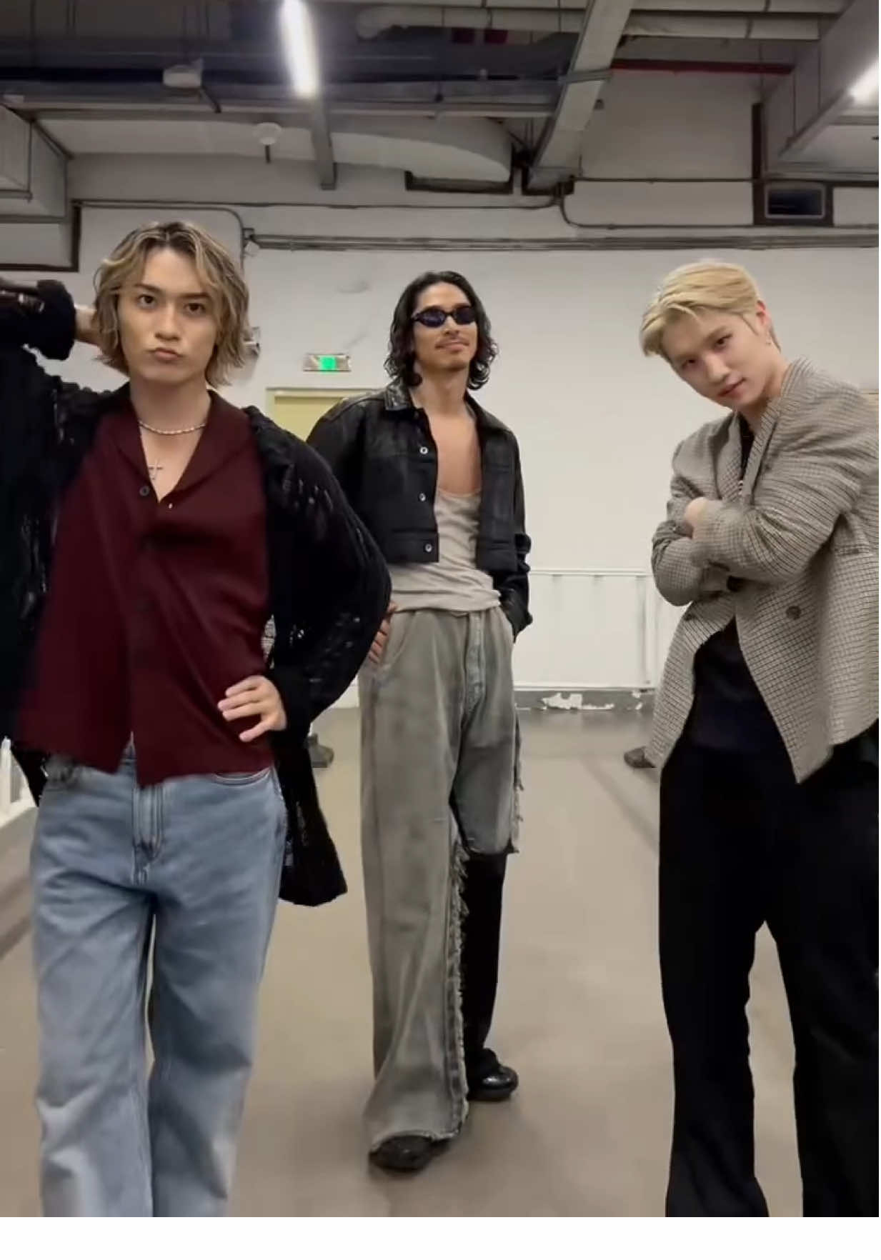 #EXILE #AKIRA さん × #RIKI × #MASA 一起刀马刀马🕺 @EXILE  #BALLISTIKBOYZ 