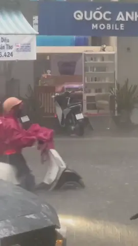 Sóc Trăng ngày mưa dữ dội