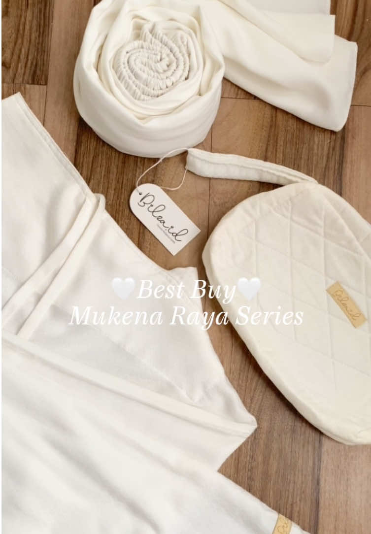 Best Buy Mukena Raya Series🤍✨ Masyaallah Beautiful in White🫶🏻 Yuk belanja sekarang🛒🛍️ #foryoupage #fyp #mukena #masyaallahtabarakkallah #bestseller 