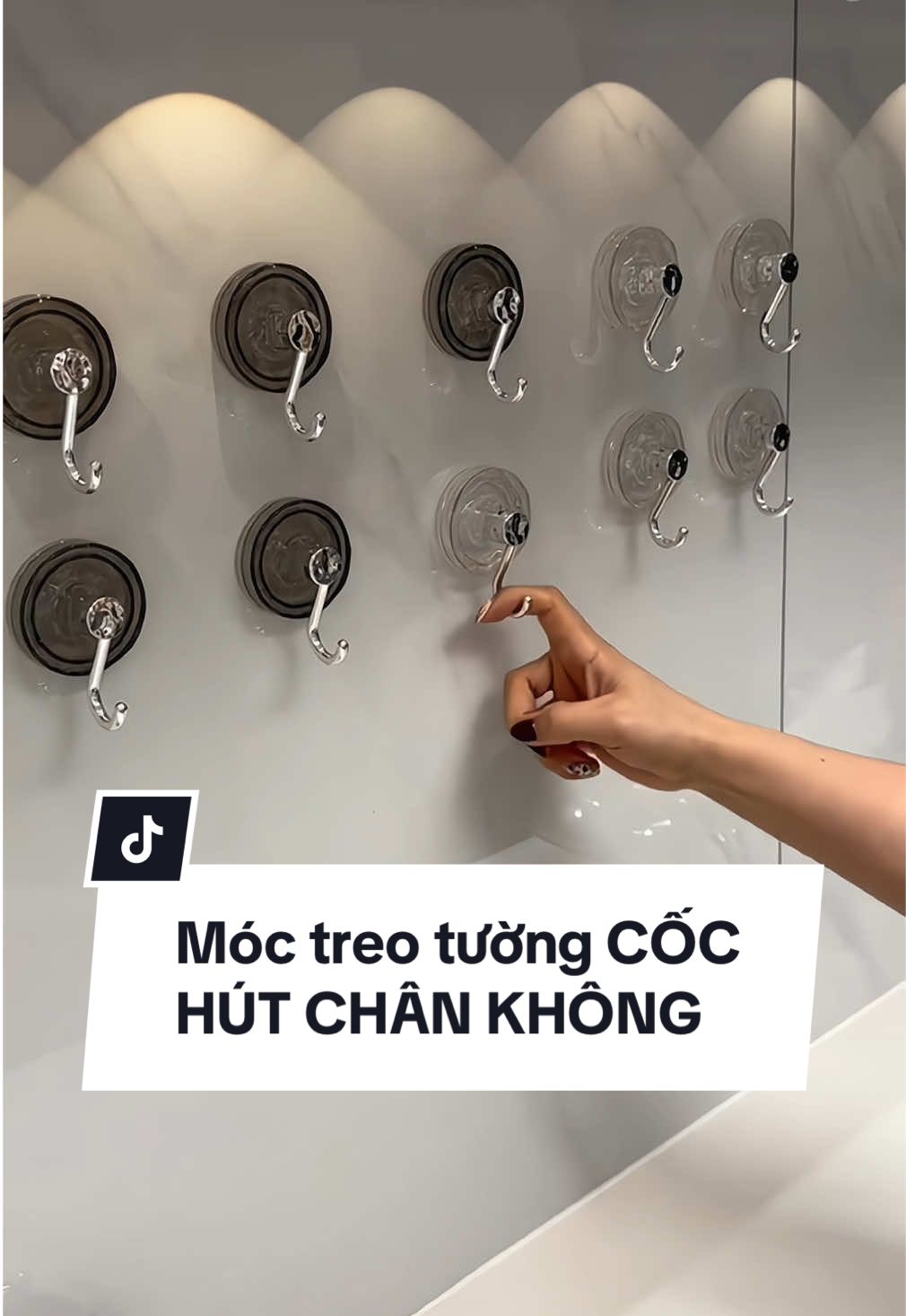 Móc treo tường CỐC HÚT CHÂN KHÔNG #TikTokAwardsVN #housecare #sanphamxuhuong #moctreocochut #moctreodo 