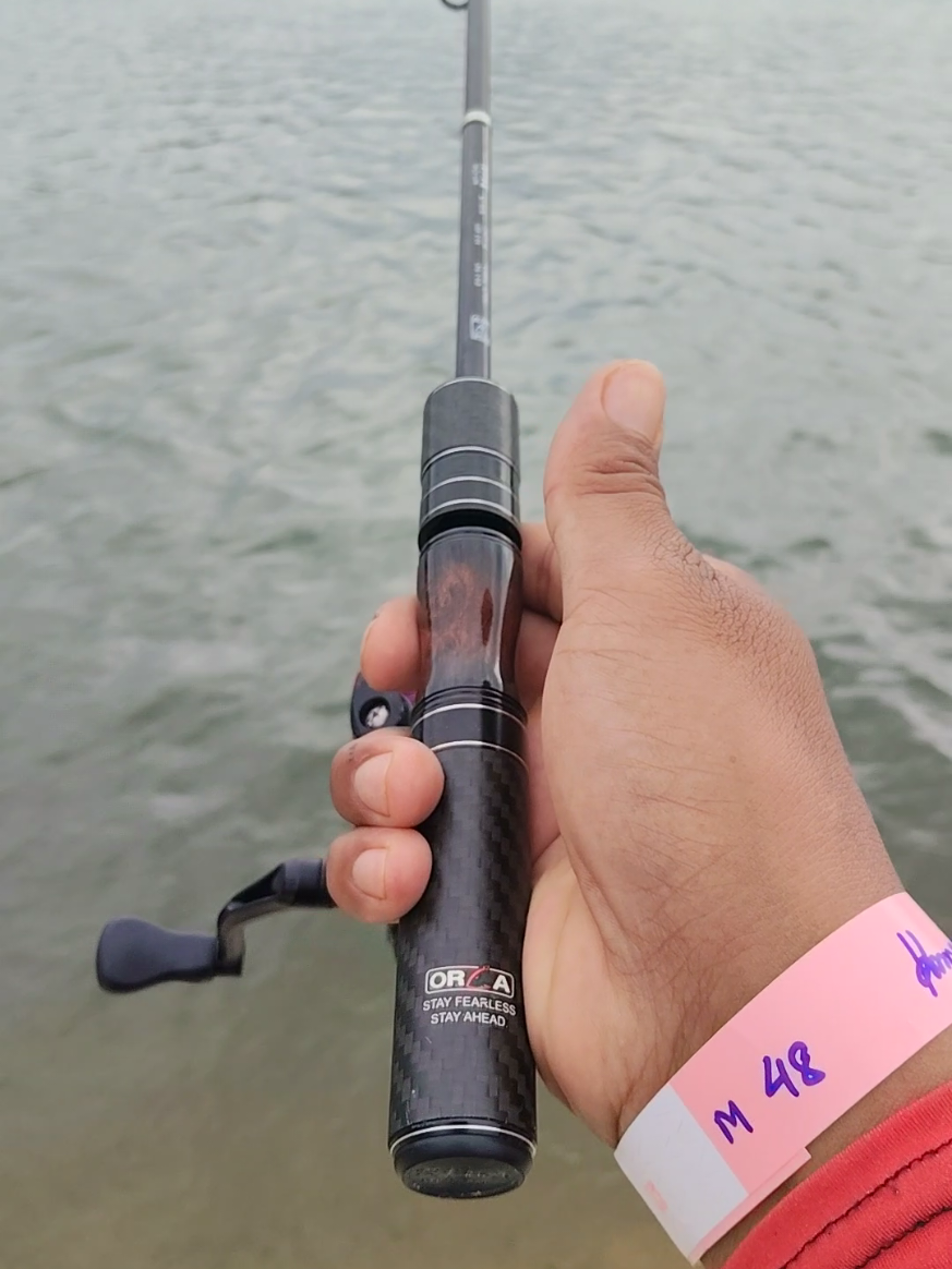 Rod Telescopic Orca ni juga sesuai untuk mancing di kolam siakap.