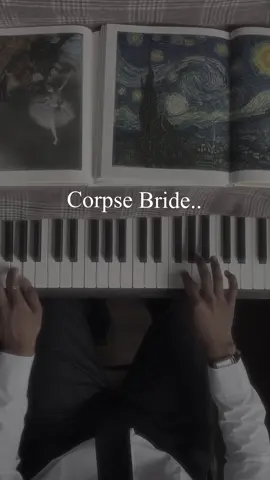 I love you, but you aren’t mine.. #piano #corpsebride #darkacademia 