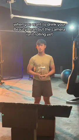 Caught between professionalism and caffeine needs 😅☕ @Mak can definitely relate to this! 🎬💪 Stay ✨Stronger with Beauty Bean✨ for only ₱429 via our official distributors and resellers NATIONWIDE! 🛍️☕💖 #DearFace #BeautyBean #StrongerWtihBeautyBean #DearFaceXJM 