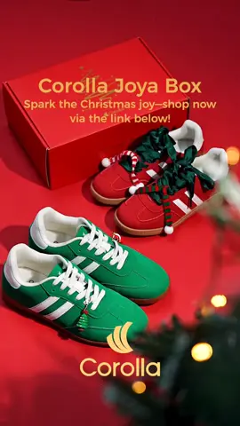 🎄 Twice the joy, double the sweet! ❤💚 Limited-edition #CorollaJoyaBox for couples, expressing your unique romance in classic colors. Click to shop and get a pair for extra sweetness! 🔗#corollashoes #foryourpage #newarrivals #chrismasgifts 
