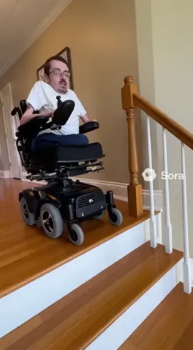 @Ricky Berwick falling down the stairs #sora #ai #rickyberwick #fyp #memestiktok 
