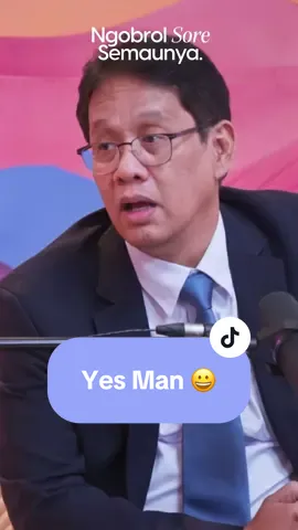 Salah satu legacy terbesar Pak Purbaya di LPS adalah membangun budaya kerja yang egaliter, di mana setiap suara punya ruang untuk didengar. Karena kepemimpinan sejati dimulai dari telinga yang terbuka, bukan dari suara yang paling keras 🙌🏻 Simak obrolan selengkapnya di Ngobrol Sore Semaunya Episode 197 hanya di YouTube CXO Media! 🎥✨  #NgobrolSoreSemaunya #PurbayaYudhiSadewa #BudayaFeodal #YesMan #siaranditiktok 