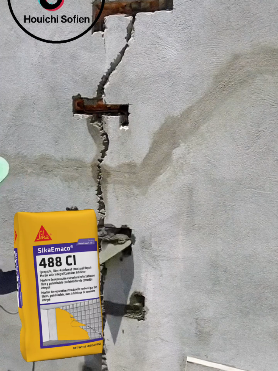 Fissures dans ton mur en béton ? Pas de panique ! SikaEmaco®-488 CI arrive ! Mortier fibré – Prêt à l’emploi 💧 Juste de l’eau, rien d’autre 🛡️ Anti-corrosion intégré 🚫 Zéro liant, adhérence extrême Résiste à l’eau, au gel et aux milieux agressifs Réparation solide, durable et PRO Signé : Houichi Sofien – l’expert en étanchéité & réparation #SikaEmaco488CI #Sika #houichisofien #reparation  #creatorsearchinsights 