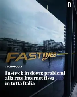 Dalle 10 del 22 ottobre la rete Fastweb ha smesso di funzionare. Sono stati segnalati malfunzionamenti in tutta Italia. Contattati da Italian Tech, dall’azienda confermano i problemi: “È in corso un disservizio temporaneo su rete fissa. I tecnici sono al lavoro per ripristinare i servizi nel minor tempo possibile”. L’azienda al momento non ha specificato la natura del problema, né i tempi eventuali di risoluzione. L’articolo completo di Arcangelo Rociola su Repubblica #Rep