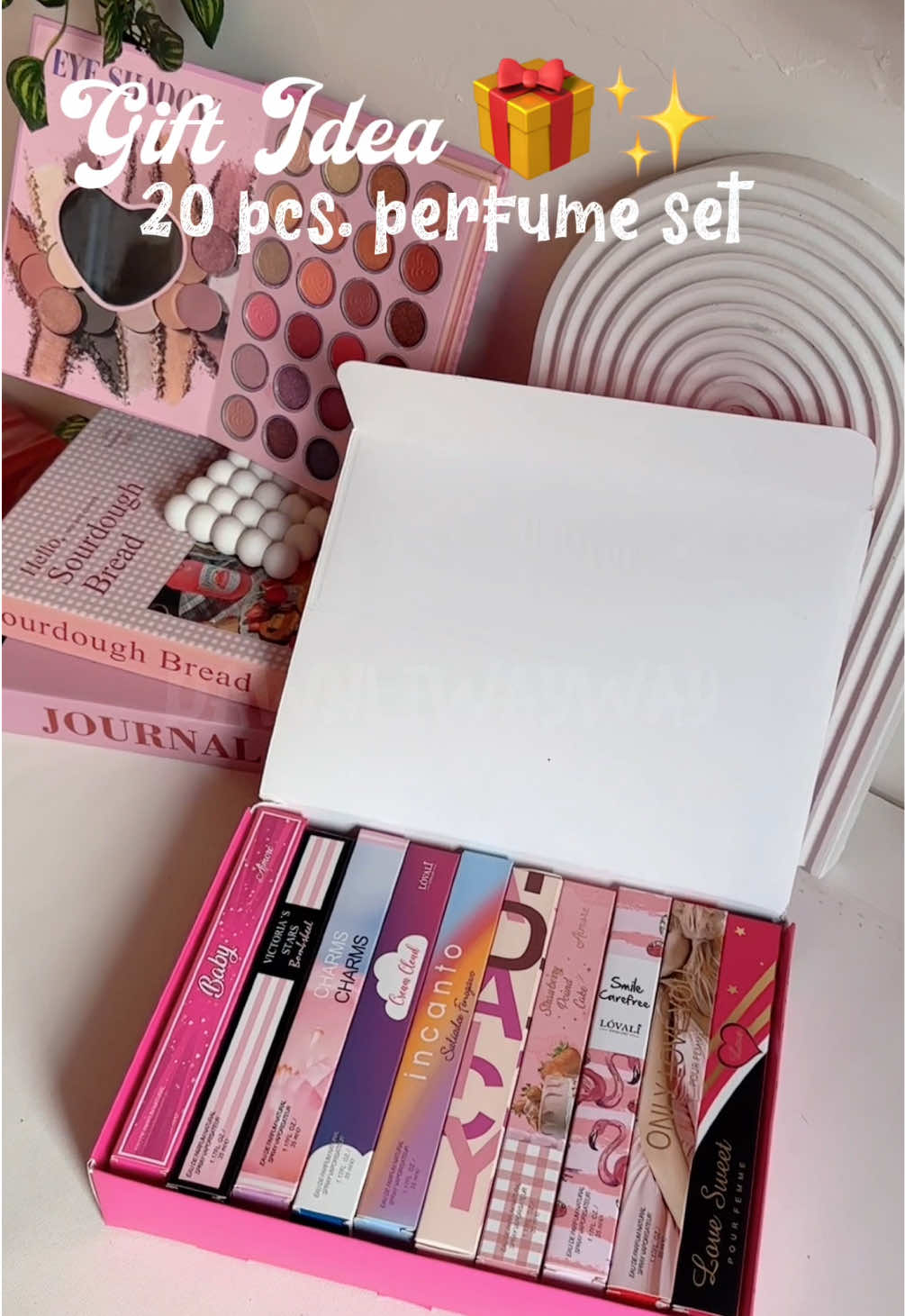 This gift set is a perfect gift for your girl. Isang box na perfume 20 pcs affordable lang #perfume #perfumetiktok #perfumeset #giftideas #christmasgift 