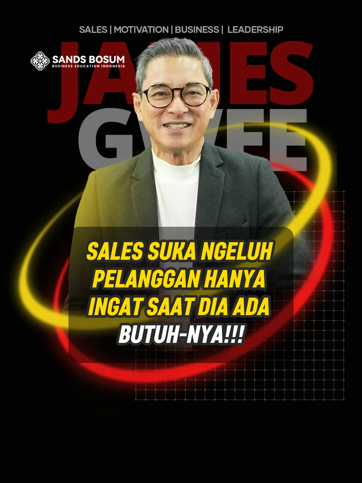 Sales suka ngeluh pelanggan hanya ingat saat ada mau-nya!!! #sukses #success #viral #motivasi #motivation #jamesgwee #motivationalspeaker