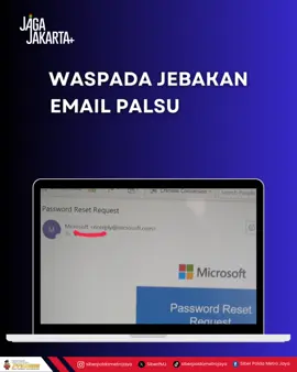 WASPADA JEBAKAN PHISHING EMAIL PALSU! 🚨 Kejahatan siber makin cerdas lho! Lihat detail gambar di atas, sekilas email Password Reset Request ini tampak dari Microsoft, tapi coba perhatikan lagi alamat email pengirimnya: ❌ @rnicrosoft.com ✅ Seharusnya @microsoft.com Pelaku sering memanipulasi alamat dengan mengganti satu atau dua huruf (seperti ‘m’ jadi ‘rn’) agar terlihat mirip aslinya. Modus ini dikenal sebagai typosquatting atau homograph attack. INGAT: 1. Selalu cek alamat email pengirim. 2. Hati-hati terhadap semua email yang meminta password reset atau data sensitif. 3. Jangan pernah klik tautan jika ragu. Langsung buka situs resmi perusahaan di browser kamu. Kejelian kamu adalah pertahanan utama!  Yuk, share postingan ini biar makin banyak yang waspada.  Stay safe! #JebakanEmail #Phishing #KejahatanSiber #siberpoldametrojaya 
