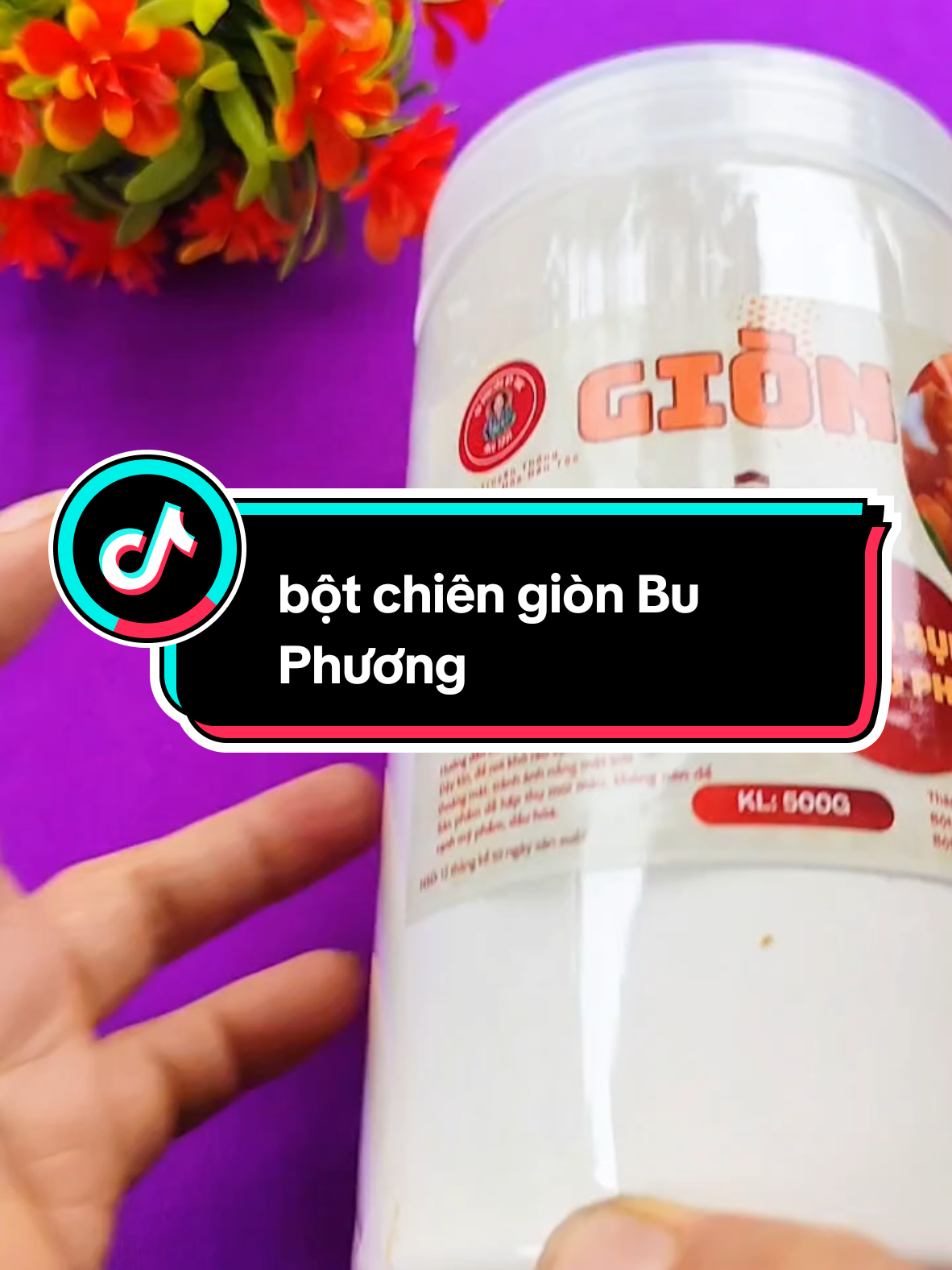 Bột chiên giòn Bu Phương,chiên giòn rụm bên ngoài mềm mịn bên trong lại không bị ngấm dầu. Hộp 500g, mình để được trong thời gian 12 tháng nhé #botchiengion #botchiengionbuphuong #phuongthaotaphoa #anngonnaugon 