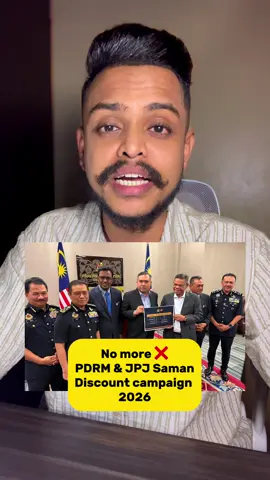 No more pdrm and jpj saman discount campaign starting January 2026 #leaderpugen #pugen #jpjsaman #pdrmsaman #samandiscount 