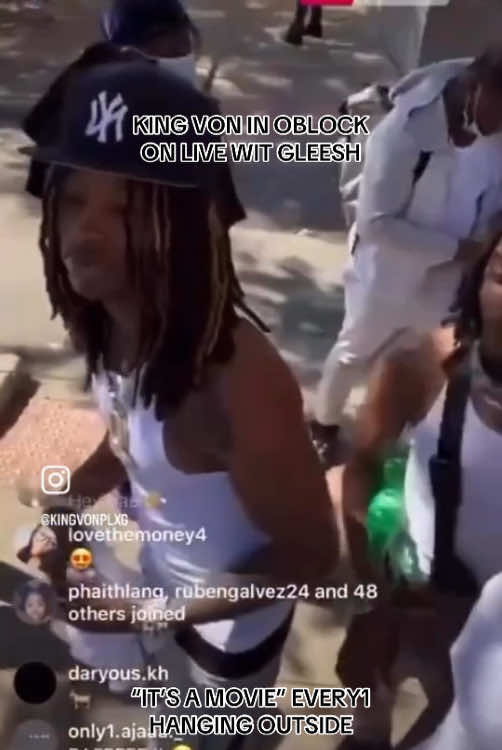King Von In OBlock On IG Live With Gleesh & Everyone #kingvon #kingvonfrmdao #kingvonedits #fyp #foryou 