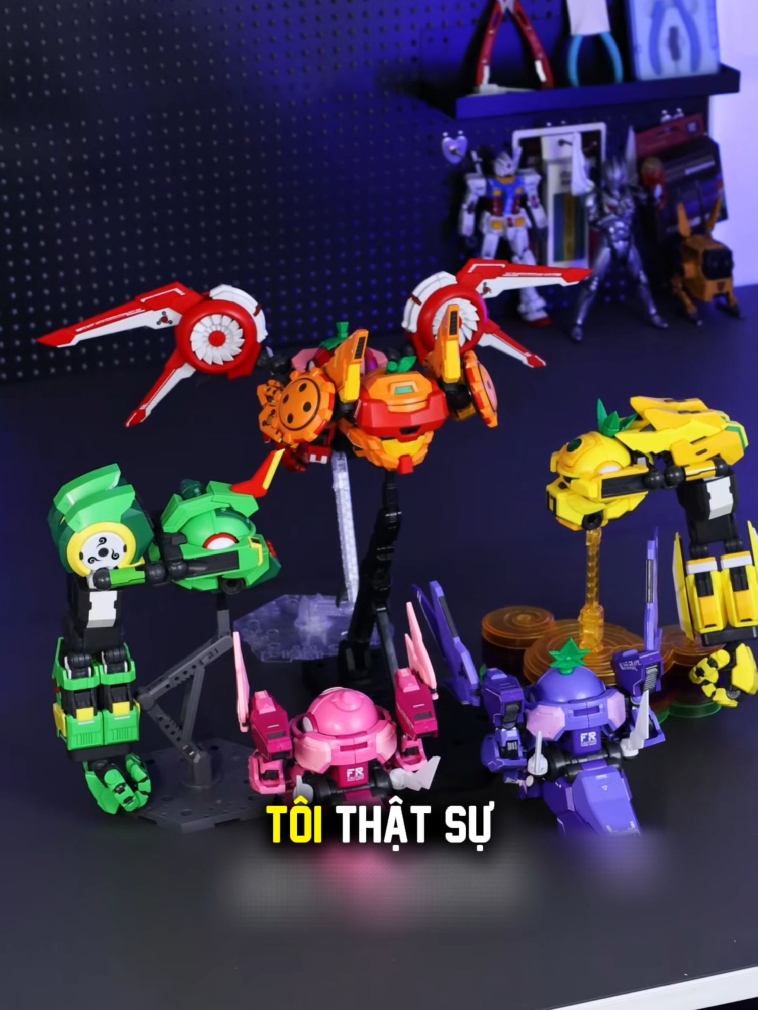 Nho kết hợp với Táo trông khét nhề #hakudastore #gundam #robotraicay