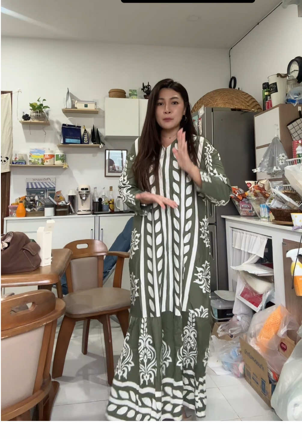 สวยอ่ะ คุ้มมากได้ไปราคาดีงาม #เดรสยาวไปทะเล #เดรสผ้าลินิน #เดรสสวยบอกต่อ #เดรสยาว #เดรสสาวอวบอ้วน 