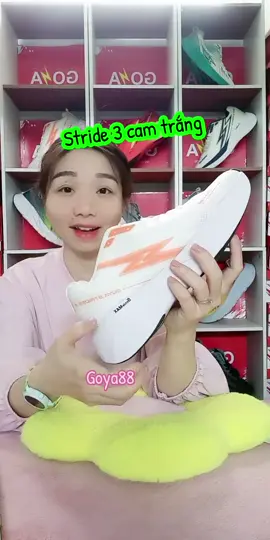 #livehighlights #tiktoklive#giày thể thao chạy bộ goya stride 3 trắng cam#goya#goya88