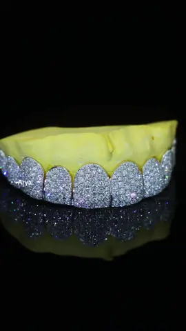 Top 10 VVS1 D color moissanite  #Grillz #grillz #diamondgrillz #hiphopjewelry #viral 