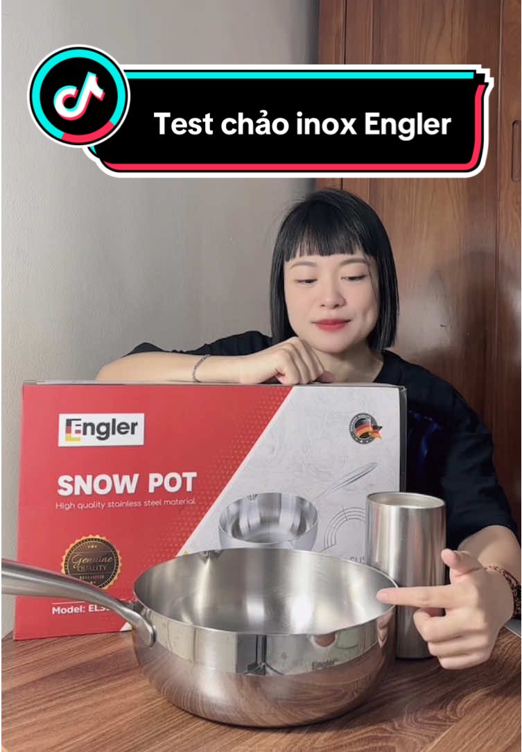 Test chảo inox Engler #chaoinox #chaoinoxnguyenkhoi #chaoinoxnguyenkhoi #engler #giadungthongminh 