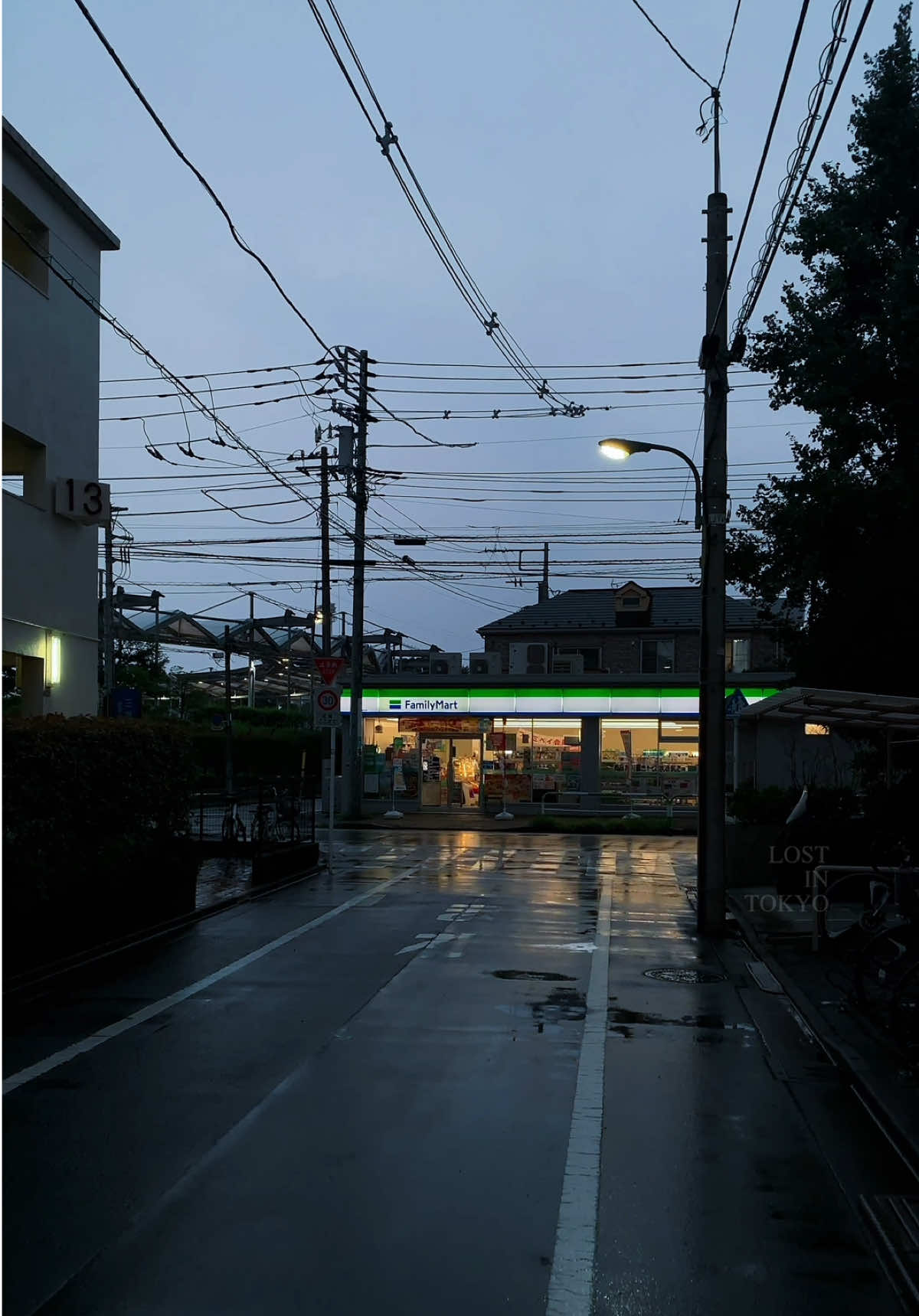 Rainy dusk in Tokyo☔️ #japan #tokyo #rain #vibe #aesthetic 