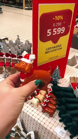 Tacskó imádók irány az Auchan!! #dachshund #christmas #dekor #fypage #goshopping 