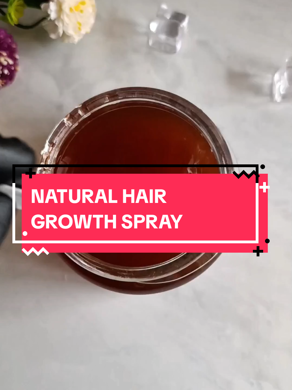 Massive Hair Growth spray with natural ingredients. #hairgrowth #hairspray #hairloss  #naturalremedy #naturalrecipes 