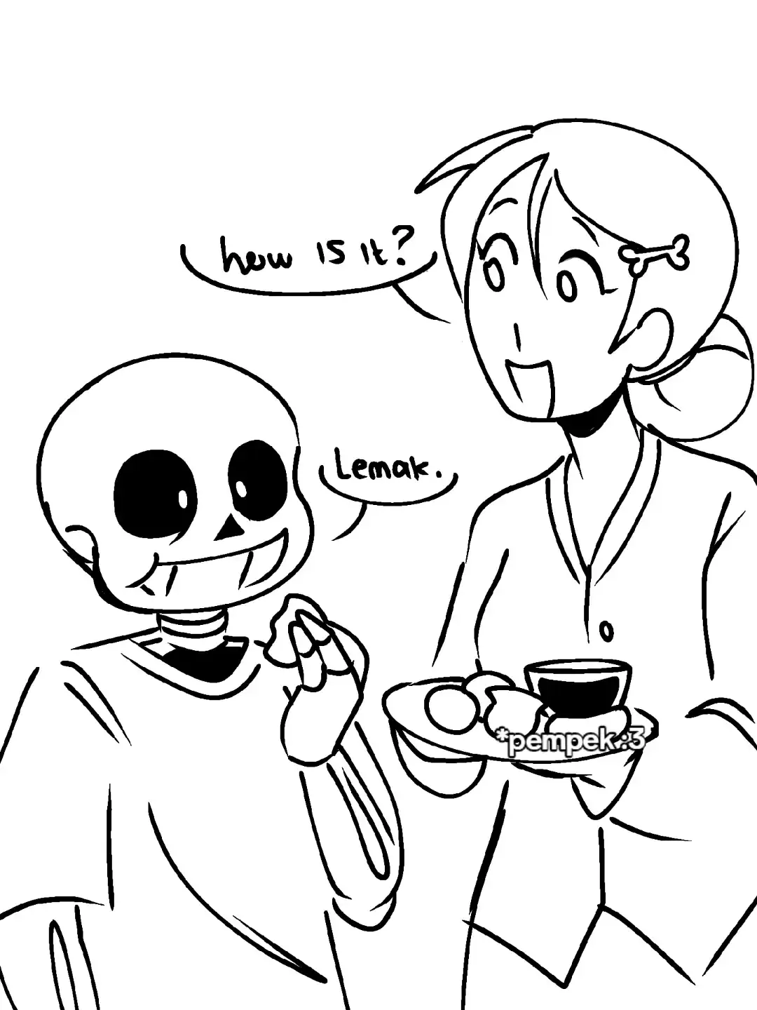 from the previous post (⁠~⁠￣⁠³⁠￣⁠)⁠~ #undertale #undertalefanart #undertalesans #yumeship #ocxcanon 