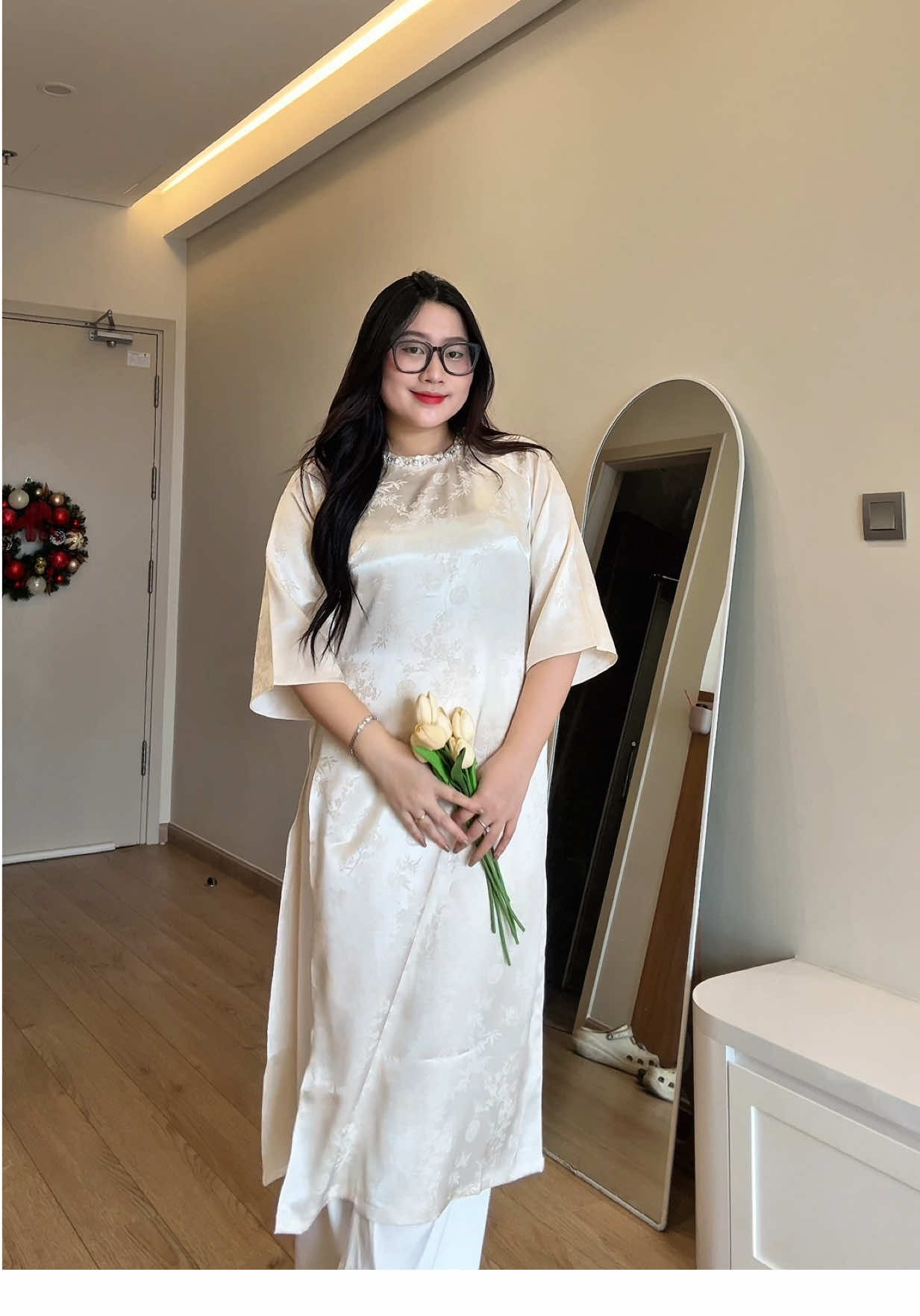 67kg cỡ này#chubby #phoido #bigsize #aodai 