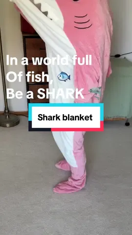 Comfy, cozy, shark blanket.  #tiktokshopblackfriday #onsie #shark #sharkblanket 