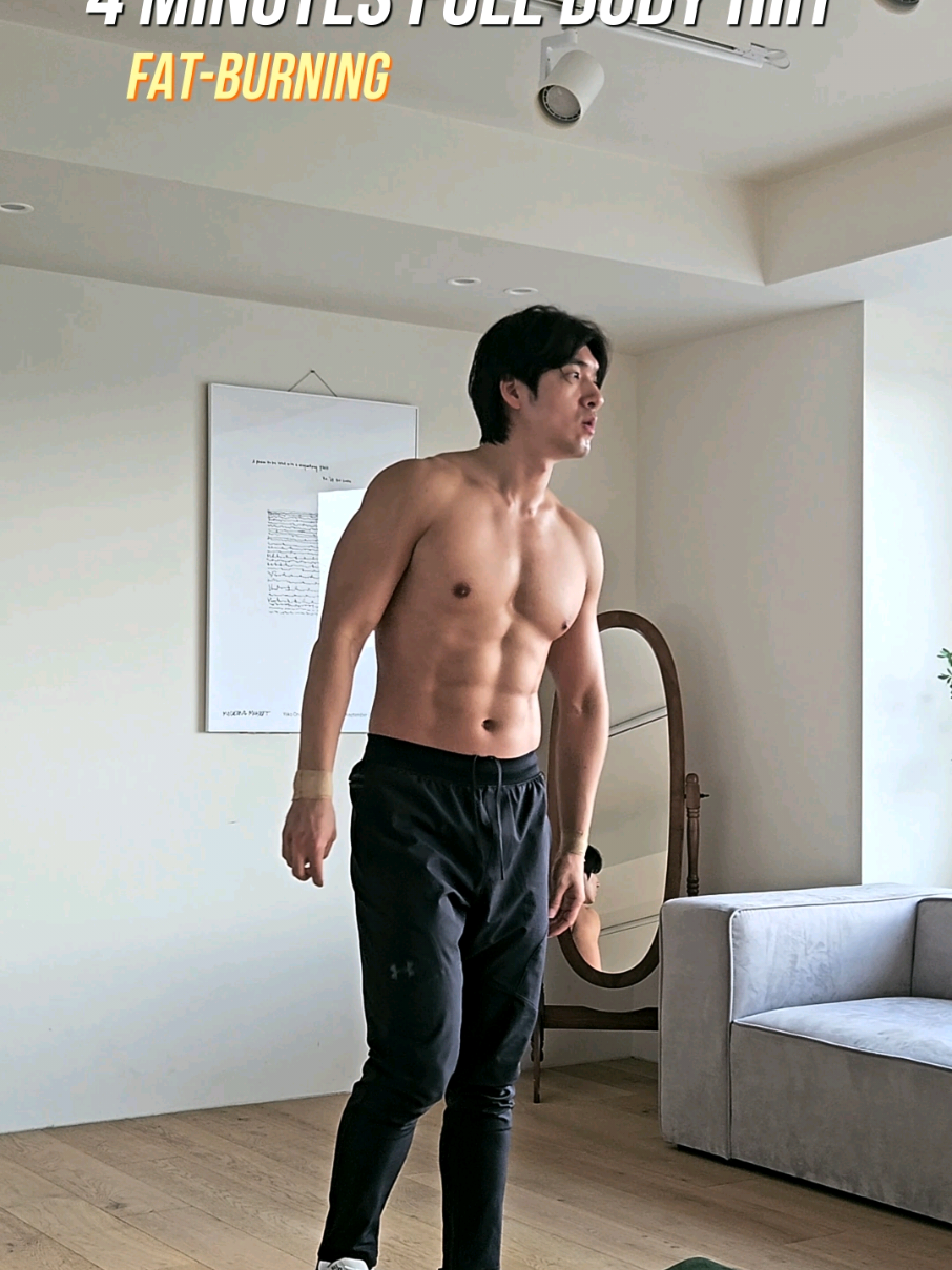 TABATA WORKOUT 🔥 | 타바타 운동 #exercise #Fitness #homeworkout #fullbodyworkout #tabata 