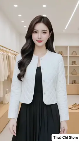 Áo khoác phao Hàn dáng croptop. #aophaonu #thoitrangnu #xuhuong #viral #thinhhanh 