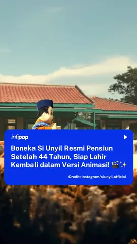 Setelah lebih dari empat dekade nemenin masa kecil banyak orang Indonesia, Unyil akhirnya siap balik lagi dalam versi yang lebih modern.  Sosok yang dulu mengajarkan banyak nilai hidup lewat cerita sederhana, kini bakal hadir dengan sentuhan baru yang lebih relevan buat generasi sekarang. Tidak hanya Unyil, tapi Pak Ogah dan Melani juga siap ikut nostalgia bareng. Kalian penasaran nggak sih sama versi barunya nanti? 🤩 #fyp #siunyil #animasi #karyaindonesia #viral 