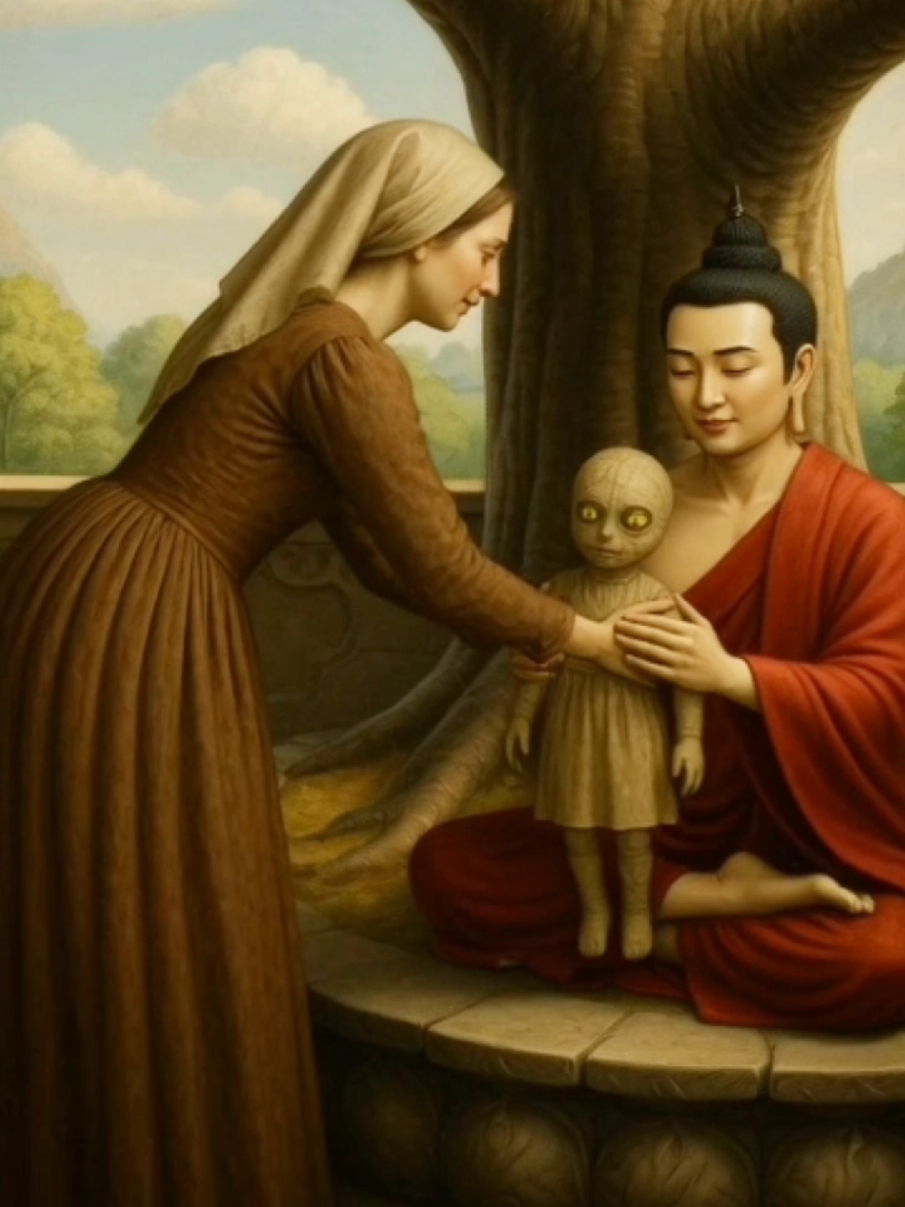 The Buddha who gives life to the dead child #Buddha #foryou #lordbuddha ##buddhism 