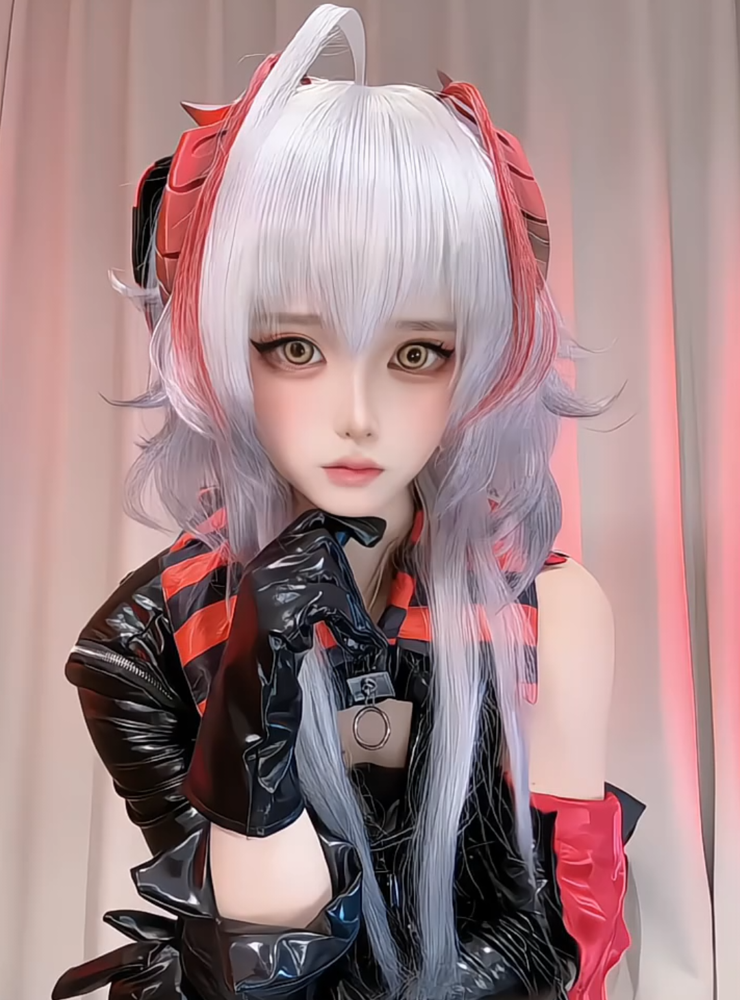 #狗修巾 #COS #维什戴尔 #明日方舟W #卡点舞