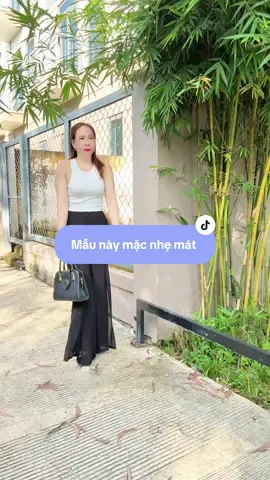 Mẫu này mặc vừa nhẹ vừa thoải mái #emnguyenthichthoitrang #quanongrong #quanongrongnu #quantrungnien 
