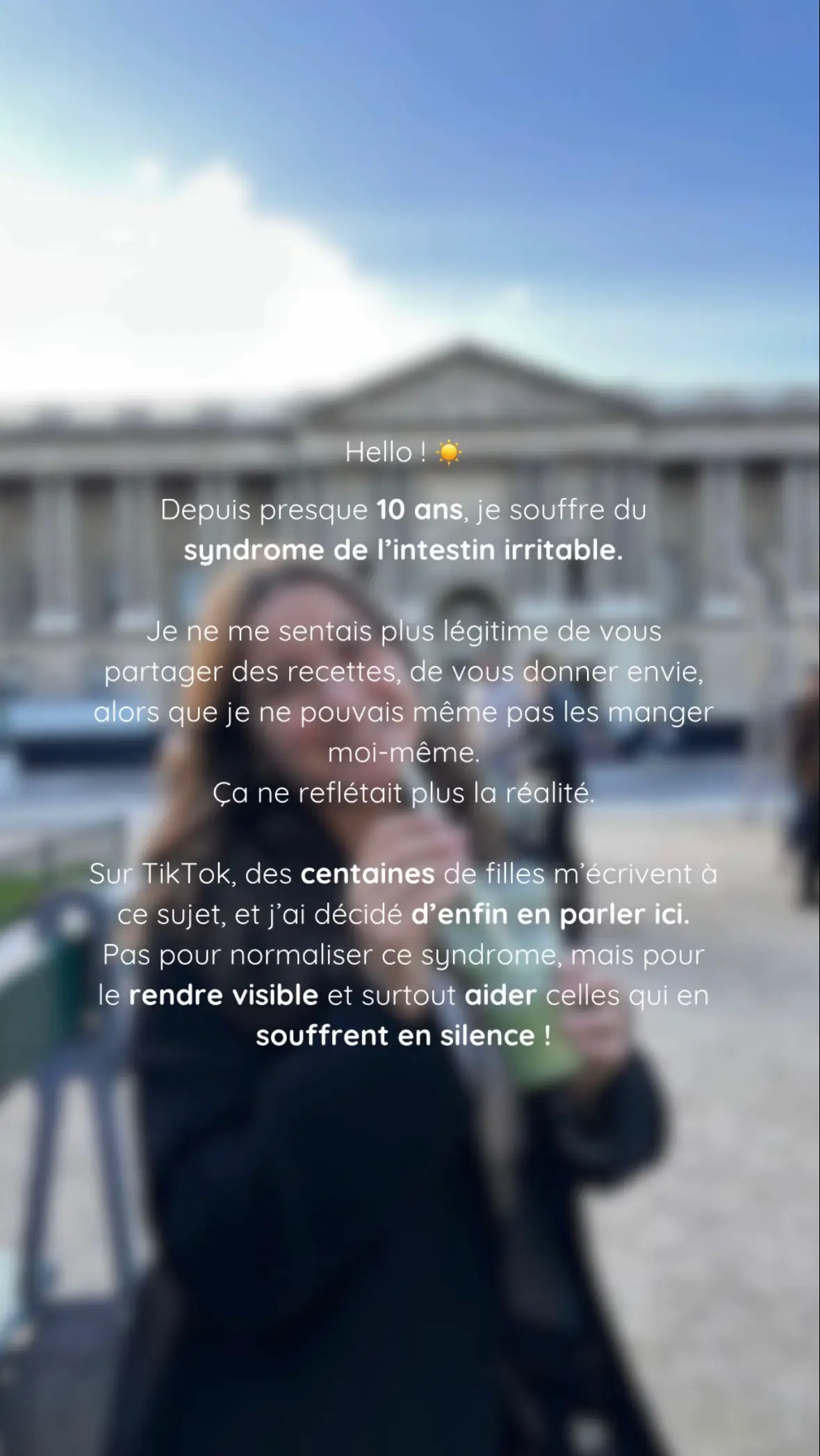 Restez connectées les filles, je commence bientôt le protocole lowfodmap pour tenter de me debarasser du SII ! et un max de vidéos vont  arriver ! 😍😍  @Mat Résume  #sii #intestinirritable #syndromedelintestinirritable #santé#lowfodmap 