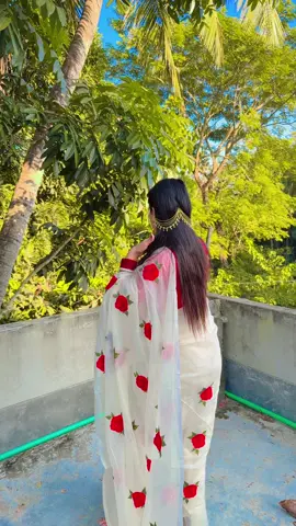 Sari:@Exclusive by jesmin /কানের দুল:@👑👑 Puja's Jewellery  👑👑 