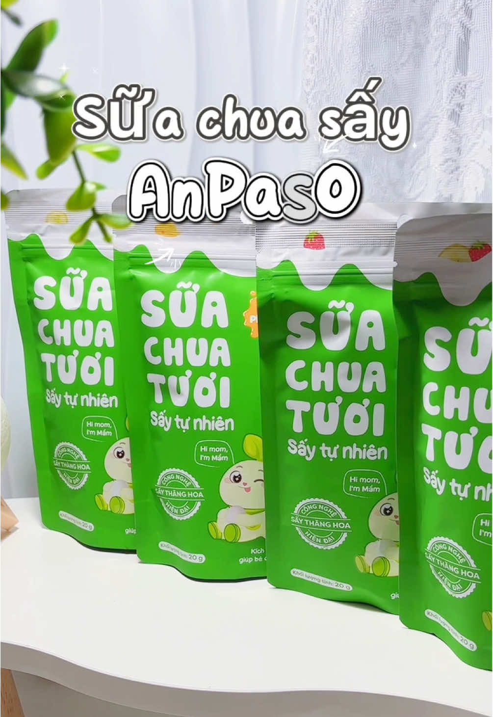 Sữa chua tươi Anpaso, công nghệ sấy thăng hoa tự nhiên, giữ trọn độ tươi của trái cây 🛒👇🏻 ##suachuasaykho##suachuachobe##buaphuchobe##anpaso##anvatchobe @@Mẹ Minh Hyy 👶🏻 @@Mẹ Minh Hyy 👶🏻 @@Mẹ Minh Hyy 👶🏻